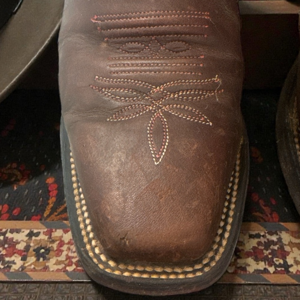 Tony Lama USTRC Brown & Pink Western Boots - Picture 12 of 12